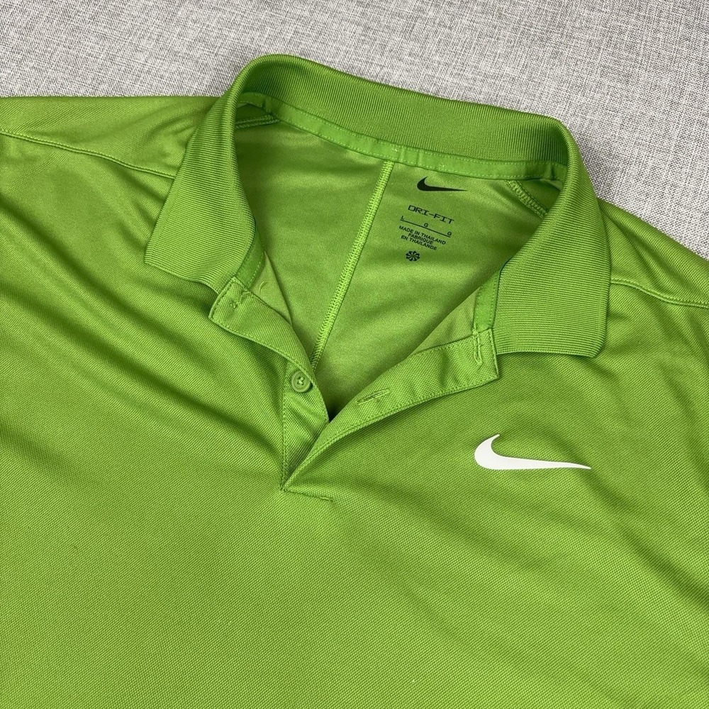 Nike Dri-FIT Victory Golf Polo Mens Large Green Performance DH0822-350